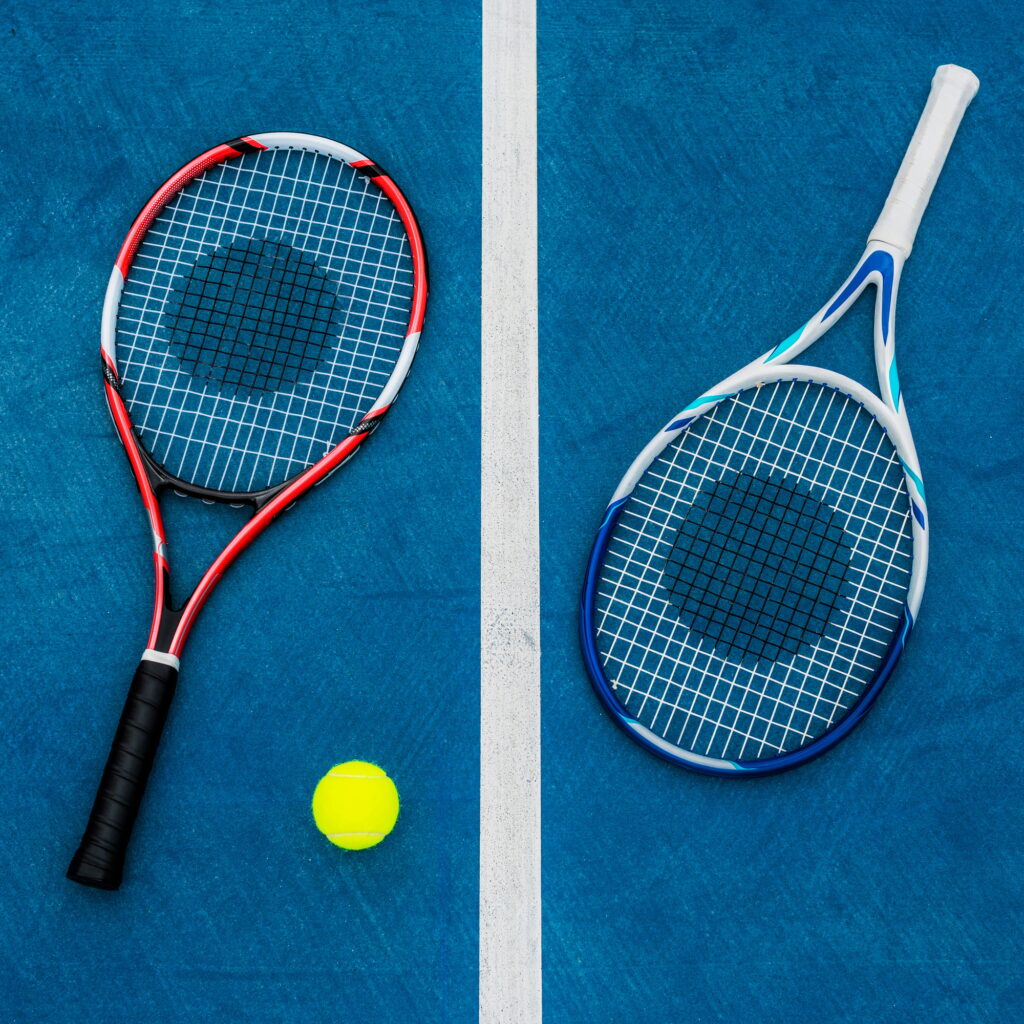 Racket Tennis Ball Sport Equipment Concept